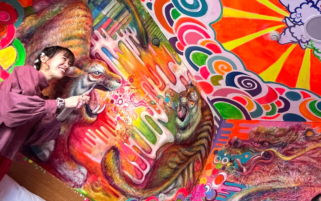 日食の火 アクリル画 【公式通販】